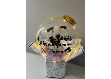 Peluche en globo burbuja